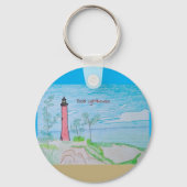 Red Lighthouse Schlüsselanhänger (Rückseite)