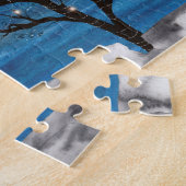 Red Lighthouse Scripting Aquarellfarben Puzzle (Seite)