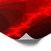 Red Lightning Poster von Martial Arts Man (Ecke)