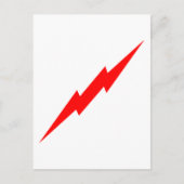 Red Lightning Postkarte (Vorderseite)