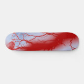 Red Lightning Skateboard (Horizontal)