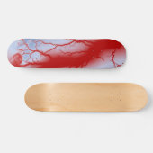 Red Lightning Skateboard (Horizontal)