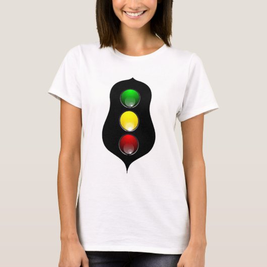 Red Lights Design Feminist T-Shirt (Vorderseite)