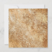 Red Lila Floral Gold Geometric Abschluss Einladung (Rückseite)