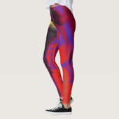 Red Lila Paint Spritzer Leggings (Links)