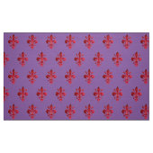 RED LILIE IM LILA Blumenmuster Stoff (Fat Quarter (45,7 x 55,9 cm))