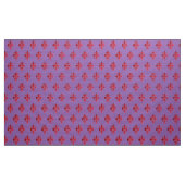 RED LILIE IM LILA Blumenmuster Stoff (Yard (91,4 cm))