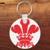 Red Lilie Schlüsselanhänger (Vorderseite)