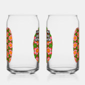 Red Lilies Pattern Dosenglas (Rechts)