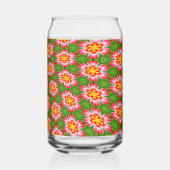 Red Lilies Pattern Dosenglas (Rückseite)