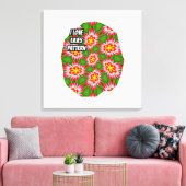 Red Lilies Pattern Leinwanddruck (Insitu (Wohnzimmer))