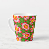 Red Lilies Pattern Milchtasse (Linke Ecke)