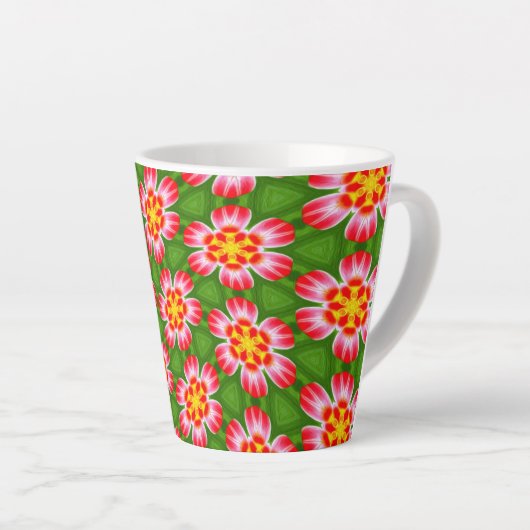Red Lilies Pattern Milchtasse (Rechte Ecke)
