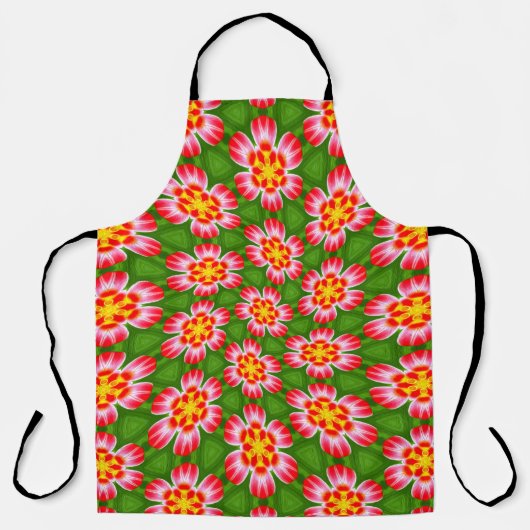 Red Lilies Pattern Schürze (Vorderseite)