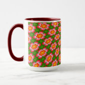 Red Lilies Pattern Tasse (Links)