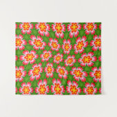 Red Lilies Pattern Wandteppich (Vorderseite (Horizontal))