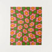 Red Lilies Pattern Wandteppich (Vorderseite)