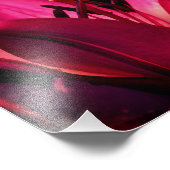 Red Lily Blume Nah bis 8x10 Fotodruck (Ecke)