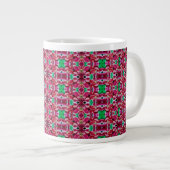 Red Lily Cup Jumbo-Tasse (Vorderseite Rechts)
