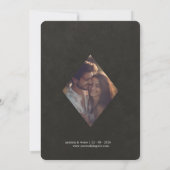 Red Lily Dutch Master Painting Wedding Einladung (Rückseite)