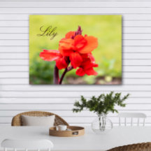 Red Lily Individuelle Name