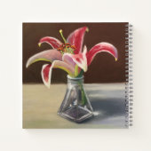 Red Lily Notebook Notizblock (Rückseite)