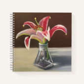 Red Lily Notebook Notizblock (Vorderseite)