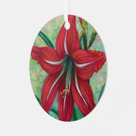 Red Lily Ornament (Vorderseite links)