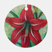 Red Lily Ornament (Rückseite)