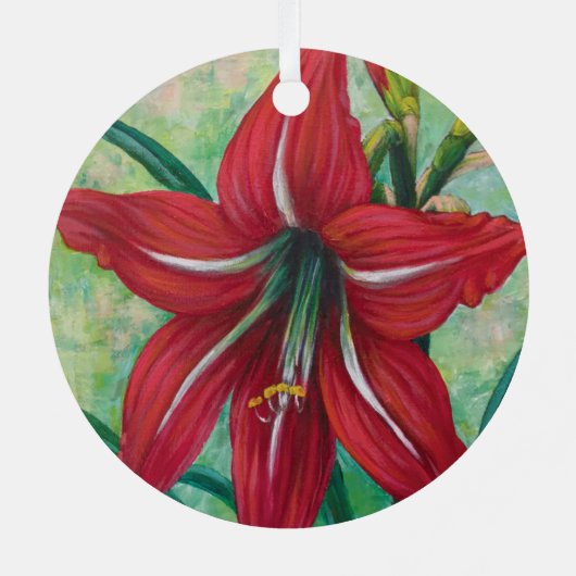 Red Lily Ornament (Rückseite)