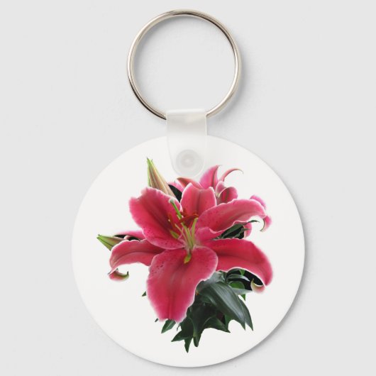 RED LILY-SCHLÜSSELANHÄNGER SCHLÜSSELANHÄNGER (Vorderseite)