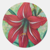 Red Lily Stickers (Vorderseite)