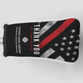 Red Line-Flag für den Feuerwehrruhestand Golf Headcover