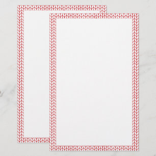 RED LINE STRICK 5.5x8.5 - Stationierung Briefpapier