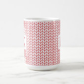 RED LINE STRICK Tall White Tasse + Ursprünglich (Mittel)