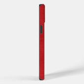 Red Linen Texture Foto Case-Mate iPhone Hülle (Rückseite / Rechts)
