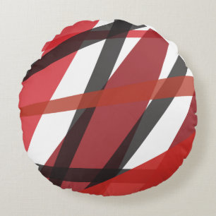 Red Lines CIRCLE of LIFE Throw Kissen