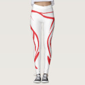 Red Lines Leggings (Vorderseite)