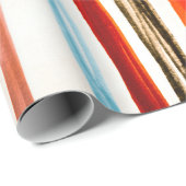 Red Lines Muster. Horizontale Stroke Illustration. Geschenkpapier (Rolleneckpunkt)