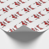 Red lingerie geschenkpapier (Ecke)