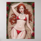 Red Lingerie Poster (Vorne)