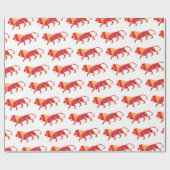 Red Lion Art Geschenkpapier (Flach)