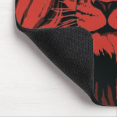 Red Lion Mouse Pad | Farbenfrohe Löwenköpfe Mousepad (Ecke)