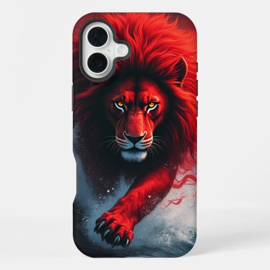 Red Lion Phone Case iPhone Hülle (Rückseite)