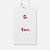 Red Lip Geschenkanhänger (Rückseite)