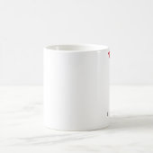 Red Lip Print Personalisiert Kaffeetasse (Mittel)