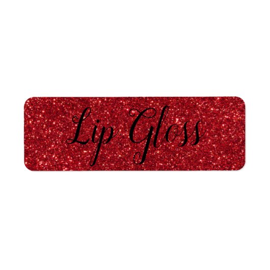 Red Lipgloss Label (Vorne)