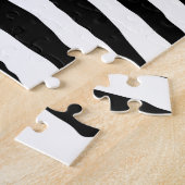 Red Lips Black and White Zebra Puzzle (Seite)
