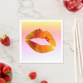 Red Lips Cocktail Paper Napkins Serviette (Beispiel)