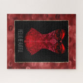 Red Lips Corset  Puzzle (Horizontal)